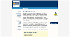 Desktop Screenshot of moanabeachtouristpark.com.au